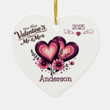Personnalisé Notre première journée de Valentines