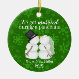 Décoration En Céramique Personnalisé Nous Nous Sommes Mariés Pendant Une P