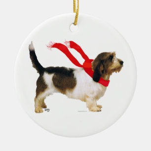 Décoration En Céramique Petit Basset Griffon Vendeen