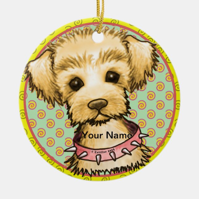 Décoration En Céramique Petit Chien de Spike (Devant)