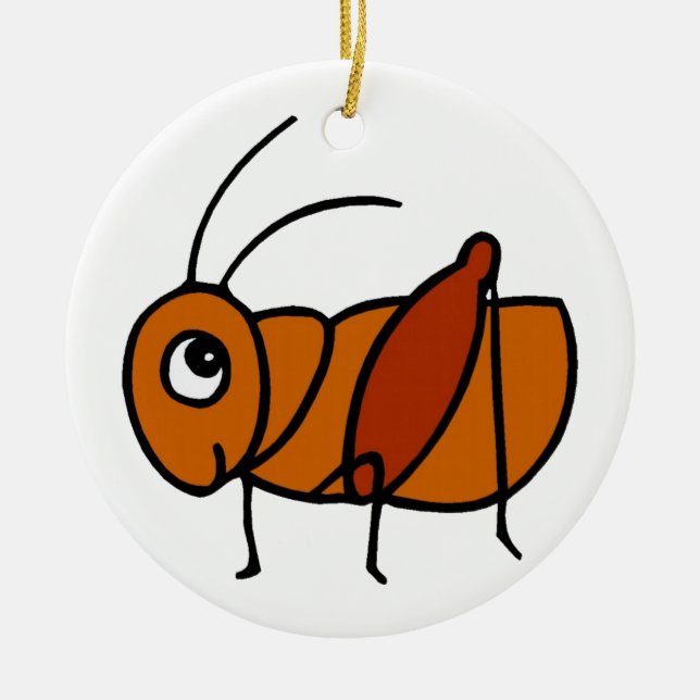 Décoration En Céramique Petit cricket (Devant)