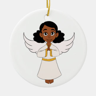 Décoration En Céramique Petite fille ange