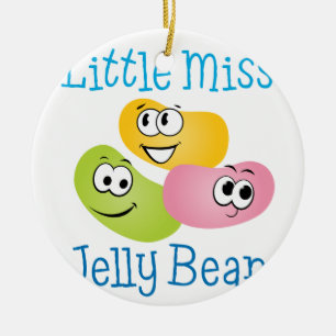 Décoration En Céramique Petite Mlle Jelly Bean