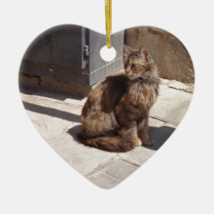 Décoration En Céramique Pétra de Chat Perse