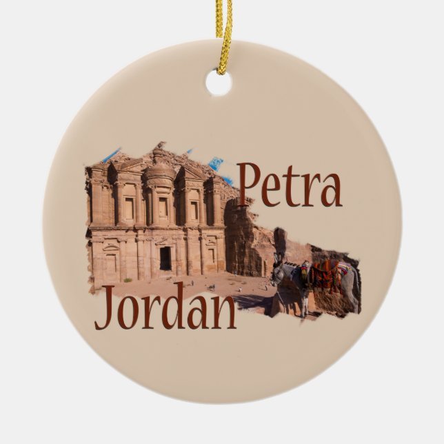 Décoration En Céramique Petra, Jordanie : Le monastère (Devant)