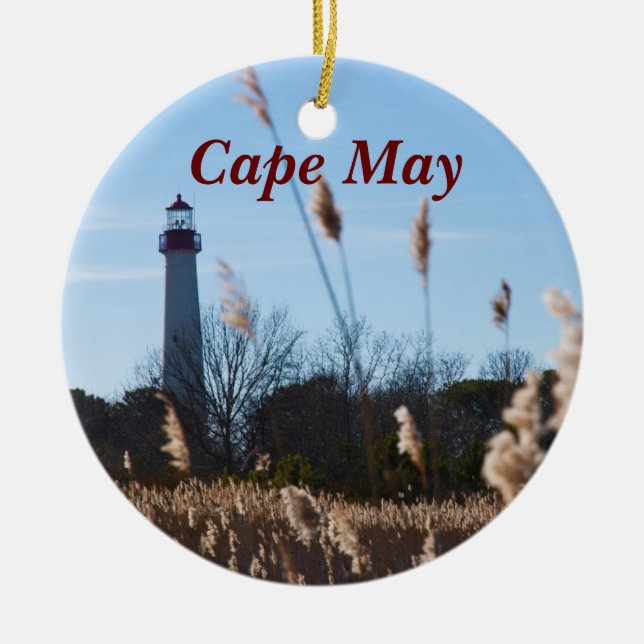 Décoration En Céramique Phare de Cape May (Devant)
