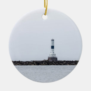 Décoration En Céramique Phare de Conneaut West Breakwater
