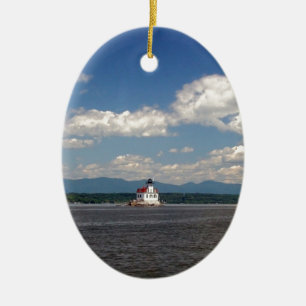 Décoration En Céramique Phare de la rivière Hudson
