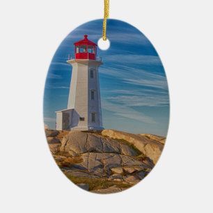 Décoration En Céramique Phare de Peggy's Cove