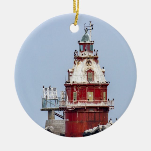 Décoration En Céramique Phare de Ship John Shoal (Devant)