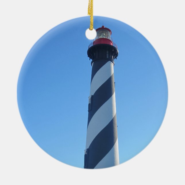 Décoration En Céramique Phare St Augustine sur un (Dos)