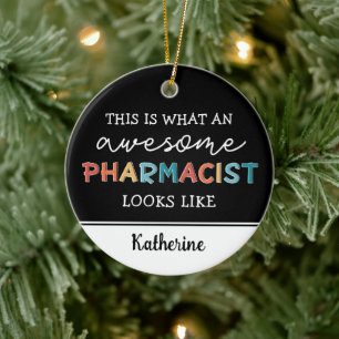 Décoration En Céramique Pharmacien personnalisé Funny Awesome Pharmacist