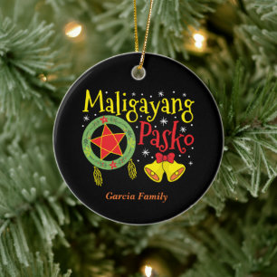Décoration En Céramique Philippines Noël philippin Maligayang Pasko