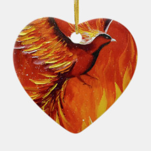 Décoration En Céramique Phoenix bird