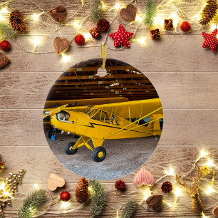 Décoration En Céramique Photo d'avion cool, Joyeux Noël, Personnaliser