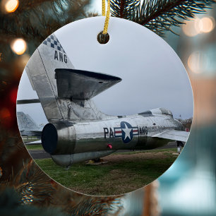 Décoration En Céramique Photo d'avion d'aviation Noël Cer personnalisé