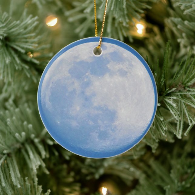 Décoration En Céramique Photo de la lune (Arbre)