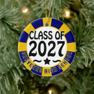 Décoration En Céramique Photo de la promotion 2027 de fin d'études