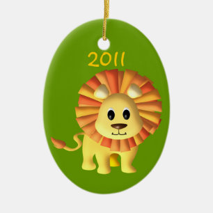 Décoration En Céramique Photo de lion de bébé