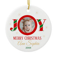 Photo de Noël personnalisé avec Joie