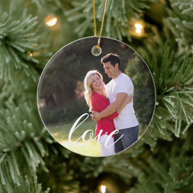 Décoration En Céramique Photo en couple (Arbre)