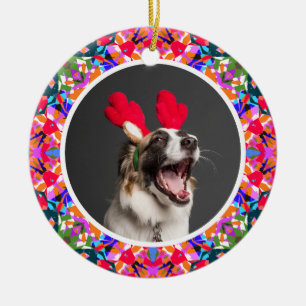 Décoration En Céramique Photo personnalisée Noël animal de compagnie chat 