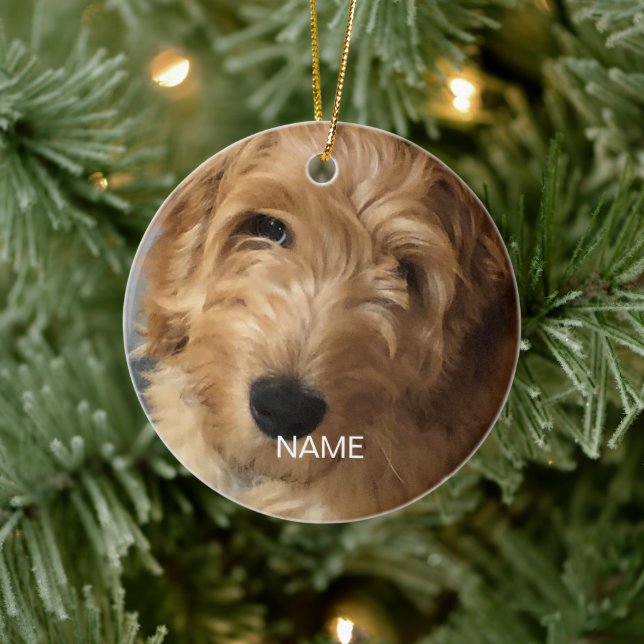 Décoration En Céramique Photo personnalisée photo souvenir Noël (Arbre)