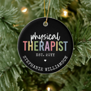Décoration En Céramique Physiothérapie PT Graduate Physiothérapie Cadeau