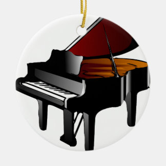 Décoration En Céramique piano brillant noir