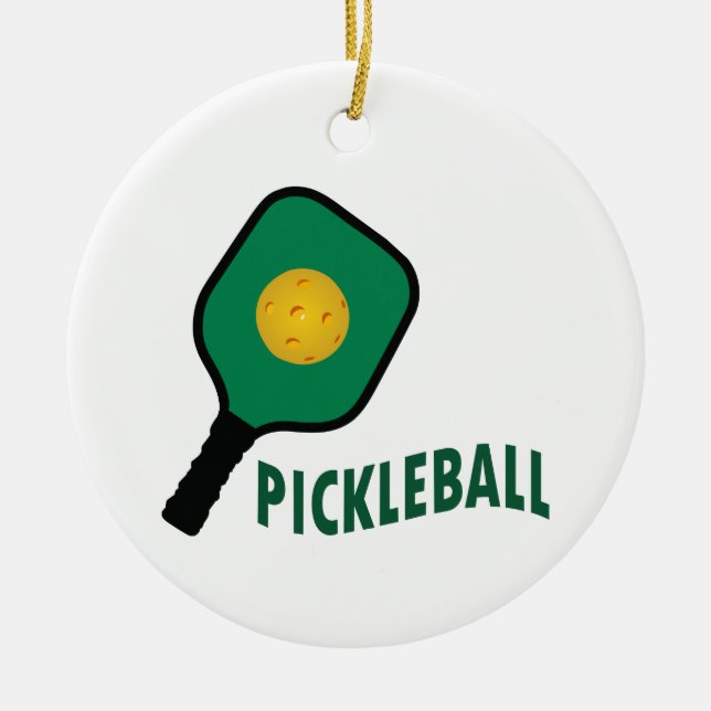 Décoration En Céramique Pickleball (Devant)