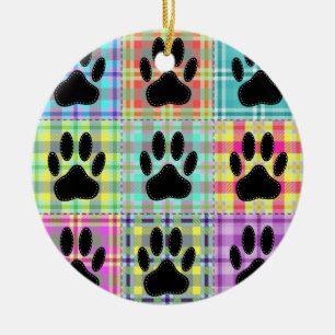 Décoration En Céramique Pied Motif de chien