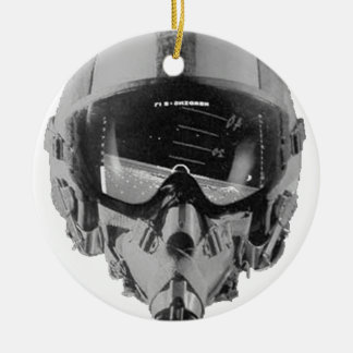 Décoration En Céramique Pilote fighter Helmet and Altimètre