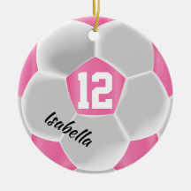 Pink and White ⚽ Soccer Ball