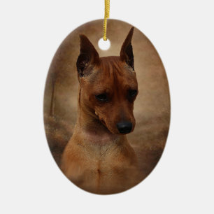 Décoration En Céramique Pinscher miniature
