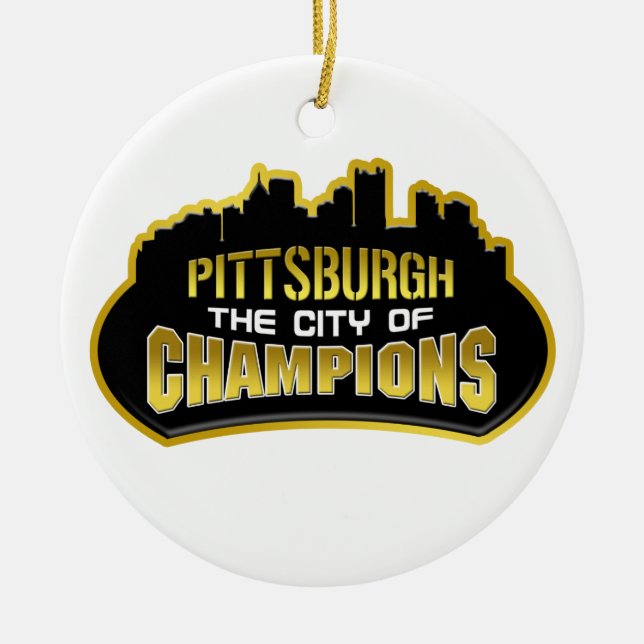 Décoration En Céramique Pittsburgh la ville des champions (Devant)