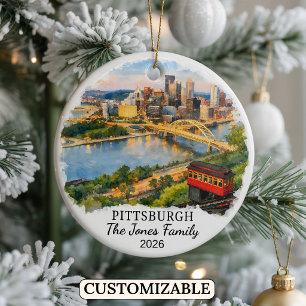 Décoration En Céramique Pittsburgh sur mesure, Pennsylvanie personnalisée