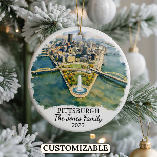 Décoration En Céramique Pittsburgh sur mesure, Pennsylvanie personnalisée
