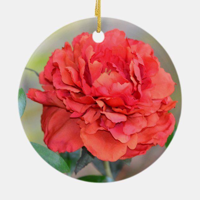 Décoration En Céramique Pivoine de l'Indiana (Dos)