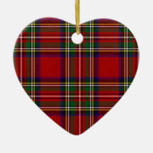 Décoration En Céramique PixDezines clan stewart tartan