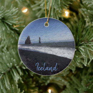 Décoration En Céramique Plage de sable noir, Islande