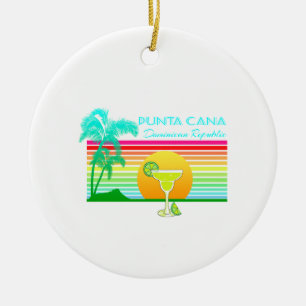 Décoration En Céramique Plage Retro Punta Cana Margarita