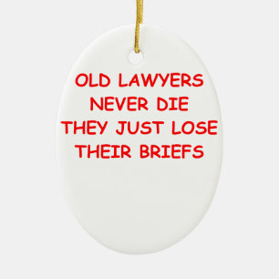 Décoration En Céramique plaisanterie d'avocat