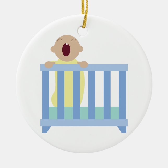 Décoration En Céramique Pleurer bébé (Devant)