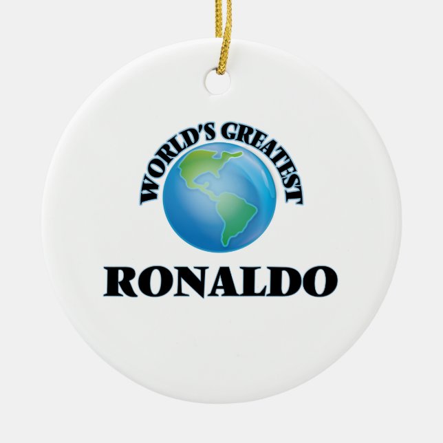 Décoration En Céramique Plus grand Ronaldo du monde (Devant)