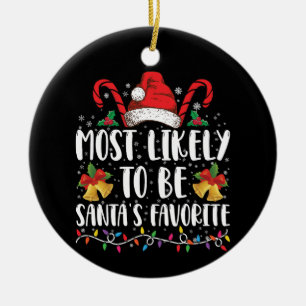 Décoration En Céramique Plus susceptible d'être le favori du Père Noël Fun