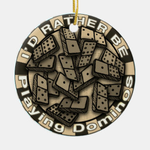Décoration En Céramique Plutôt Jouer Dominos