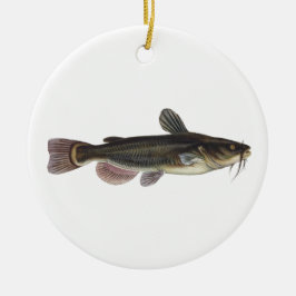 Décoration En Céramique Poisson à tête noire - Pêche en eau douce