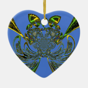 Décoration En Céramique Poisson de plumes