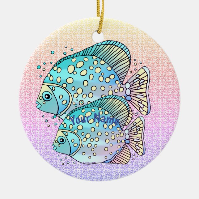 Décoration En Céramique Poissons (Devant)