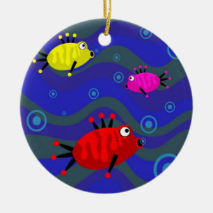 Décoration En Céramique Poissons géniaux